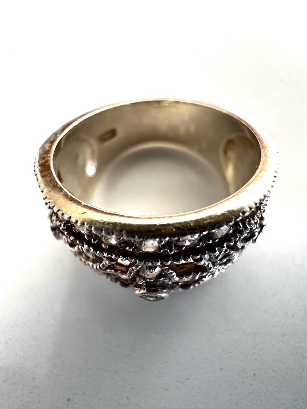 Vintage Agatha Cocktail Ring - Picture 2 of 5